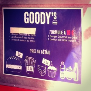 Goody's - prix