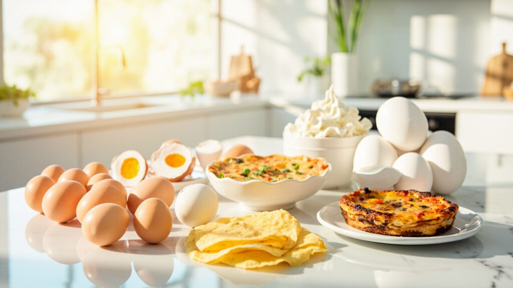 Les ovoproduites: un à la moderne en cuisine