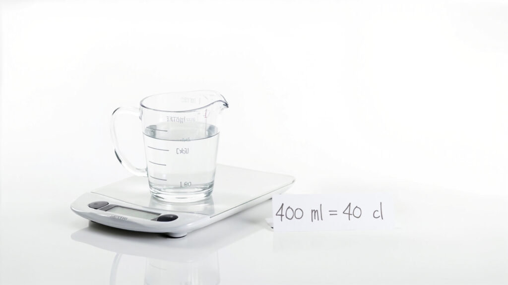 Conversion de 400 ml en cl : guide pratique